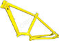 アルミニウム黄色いバイク フレーム、29インチ電気山の自転車フレーム サプライヤー